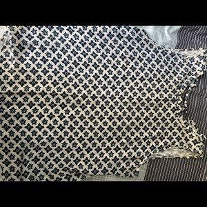 Loft mixes media sleeveless top